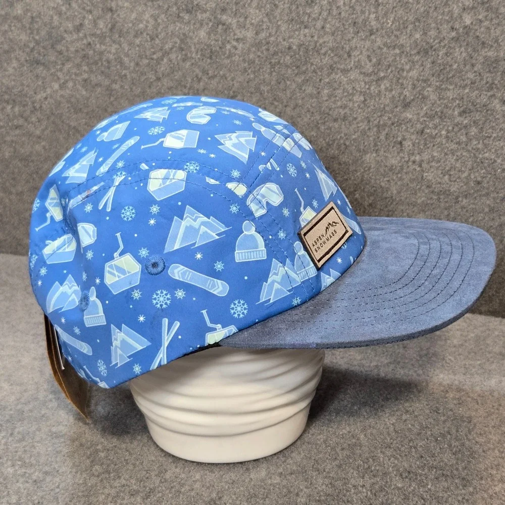 Jack and Sage Aspen Snowmass Lil' Prince of Apres Youth 5-Panel Camper Hat Blue